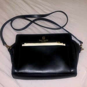 Kate Spade black envelope crossbody. Used but in great condition